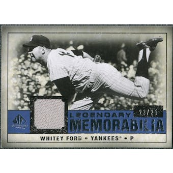 2008 Upper Deck SP Legendary Cuts Legendary Memorabilia Dark Blue #WF Whitey Ford /25
