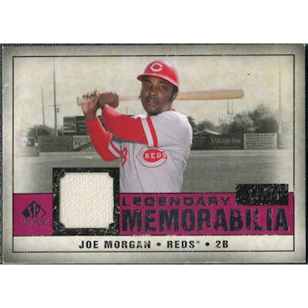2008 Upper Deck SP Legendary Cuts Legendary Memorabilia Red #JM Joe Morgan /35
