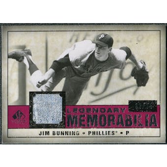 2008 Upper Deck SP Legendary Cuts Legendary Memorabilia Red #JB Jim Bunning /35