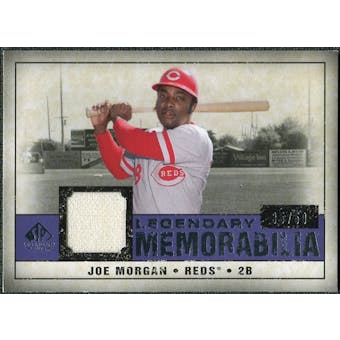 2008 Upper Deck SP Legendary Cuts Legendary Memorabilia Violet #JM Joe Morgan /50