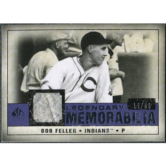 2008 Upper Deck SP Legendary Cuts Legendary Memorabilia Violet #BF Bob Feller /50