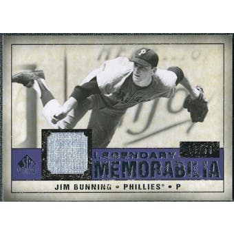 2008 Upper Deck SP Legendary Cuts Legendary Memorabilia Violet #JB Jim Bunning /50