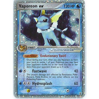 Pokemon Delta Species Single Vaporeon ex Ultra Rare 110/113 - NEAR MINT (NM)