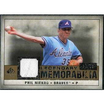 2008 Upper Deck SP Legendary Cuts Legendary Memorabilia #PN Phil Niekro /99