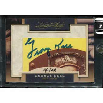 2011 Panini Donruss Limited Cuts 1 #136 George Kell Autograph /49 d.2009