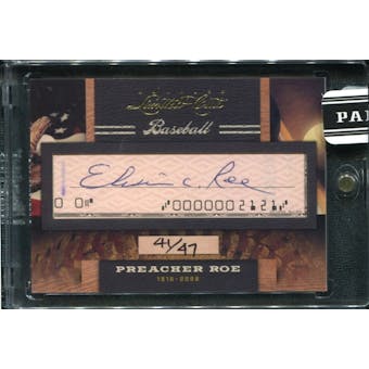 2011 Panini Donruss Limited Cuts 2 #259 Preacher Roe Autograph /47 d.2008