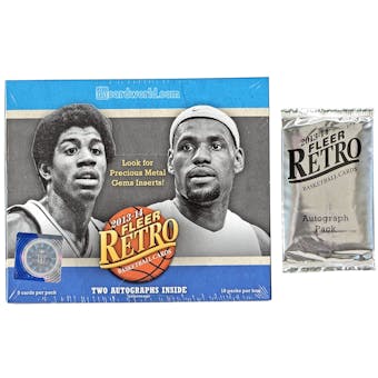 COMBO DEAL - 2013/14 Upper Deck Fleer Retro Basketball Hobby Box + Bonus Pack