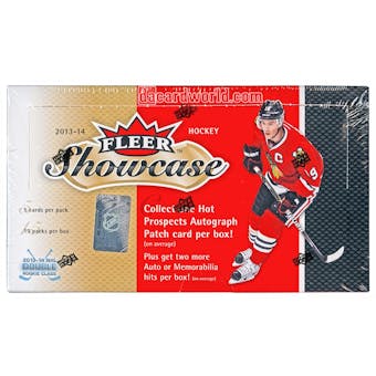 2013-14 Upper Deck Fleer Showcase Hockey Hobby Box