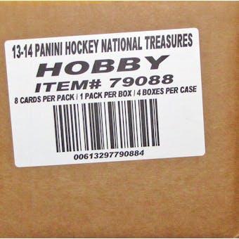 2013-14 Panini National Treasures Hockey Hobby 4-Box Case