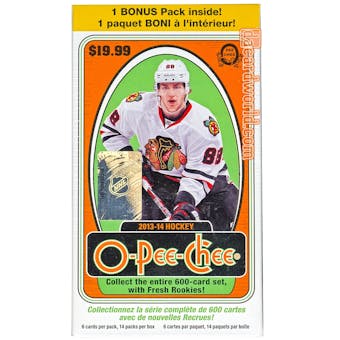 2013-14 Upper Deck O-Pee-Chee Hockey 14-Pack Box