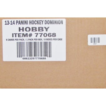2013-14 Panini Dominion Hockey Hobby 8-Box Case - DACW Live 28 Spot Random Team Break