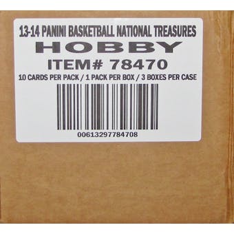 2013/14 Panini National Treasures Basketball Hobby 3-Box Case