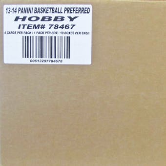2013/14 Panini Preferred Basketball Hobby 10-Box Case