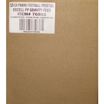 2013 Panini Prestige Football Retail 36-Pack 6-Box Case