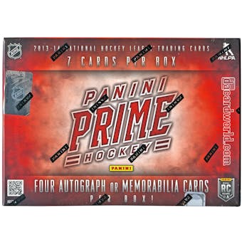 2013-14 Panini Prime Hockey Hobby Box