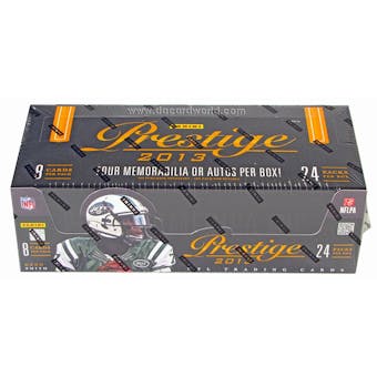 2013 Panini Prestige Football Hobby Box (Reed Buy)