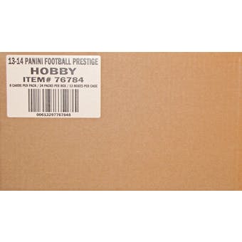 2013 Panini Prestige Football Hobby 12-Box Case