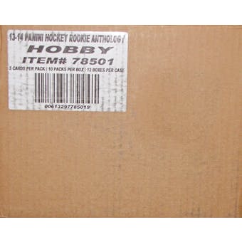 2013-14 Panini Rookie Anthology Hockey Hobby 12-Box Case