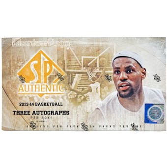 2013/14 Upper Deck SP Authentic Basketball Hobby Box