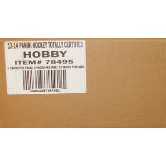 2013-14 Panini Totally Certified Hockey Hobby 12-Box Case