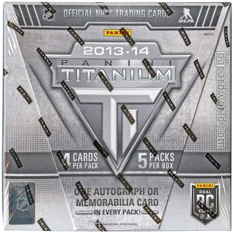2013-14 Panini Titanium Hockey Hobby Box (Reed Buy)