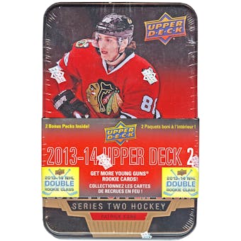 2013-14 Upper Deck Series 2 Hockey Retail Tin (Box)