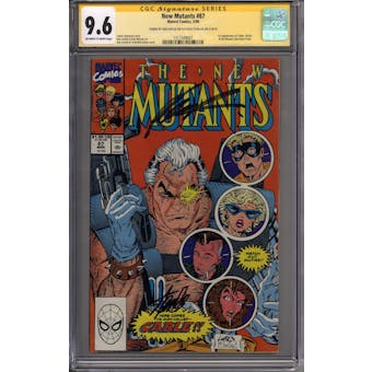 New Mutants #87 Stan Lee Rob Liefeld Signature Series CGC 9.6 (OW-W) *1317449007*