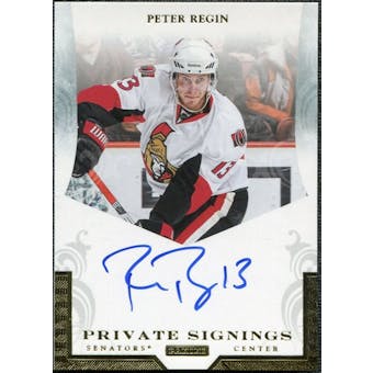 2011/12 Panini Pinnacle Private Signings #29 Peter Regin Autograph