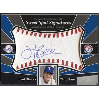 2004 Sweet Spot #HB Hank Blalock Sweet Spot Signatures Auto