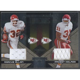 2005 Leaf Limited #CT18 Marcus Allen & Priest Holmes Common Threads Jersey #25/25