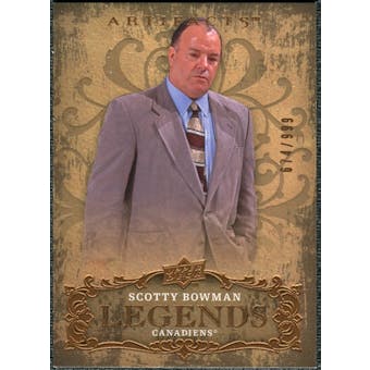 2008/09 Upper Deck Artifacts #120 Scotty Bowman LEG /999