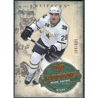 2008/09 Upper Deck Artifacts #202 Mark Fistric RC /999