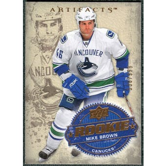 2008/09 Upper Deck Artifacts #230 Mike Brown RC /999