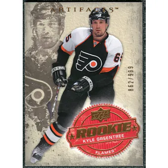 2008/09 Upper Deck Artifacts #234 Kyle Greentree RC /999