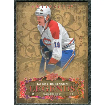2008/09 Upper Deck Artifacts Copper Spectrum #123 Larry Robinson /25