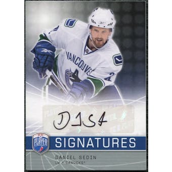 2008/09 Upper Deck Be A Player Signatures #SDA Daniel Sedin Autograph
