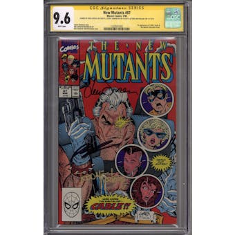 New Mutants #87 Todd Mcfarlane Rob Liefeld Louise Simonson Signature Series CGC 9.6 (W) *1329501002*
