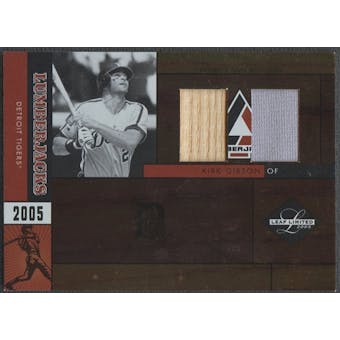 2005 Leaf Limited #21 Kirk Gibson Lumberjacks Bat Jersey #31/50