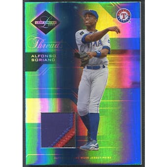 2005 Leaf Limited #107 Alfonso Soriano Threads Patch #090/100
