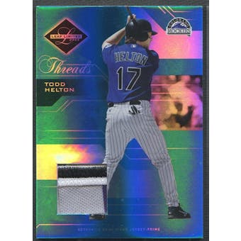 2005 Leaf Limited #6 Todd Helton Threads Patch #051/100