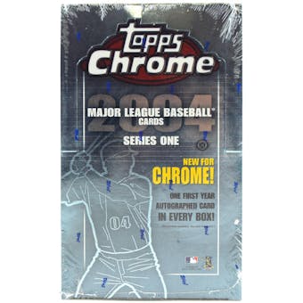 2004 Topps Chrome Series 1 Baseball Hobby Box