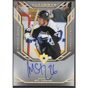 2004/05 Ultimate Collection #USMS Martin St. Louis Signatures Auto
