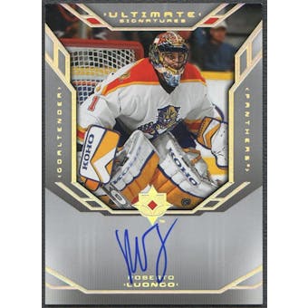 2004/05 Ultimate Collection #USRL Roberto Luongo Signatures Auto SP