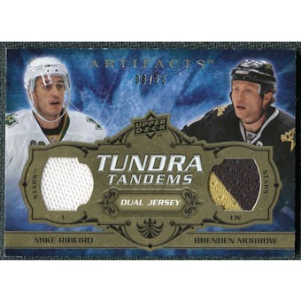 2008/09 Upper Deck Artifacts Tundra Tandems Gold #TTRM Mike Ribeiro Brenden Morrow /25