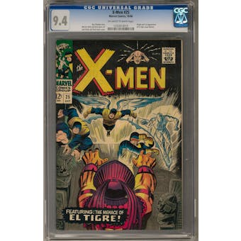 X-Men #25 CGC 9.4 (OW-W) *1332810010*
