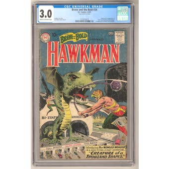 Brave and the Bold #34 CGC 3.0 (C-OW) *1332816010*