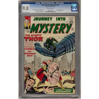 Journey Into Mystery #101 CGC 9.0 (OW) *1332834002*