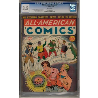 All-American Comics #7 CGC 3.5 (B) *1332834006*