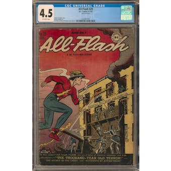 All-Flash #29 CGC 4.5 (OW) *1332837001*