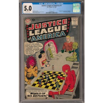 Justice League of America #1 CGC 5.0 (OW) *1332837015*